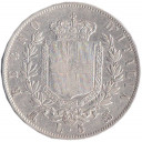 1869 -  5 Lire Argento Italia Vittorio Emanuele II - Milano BB